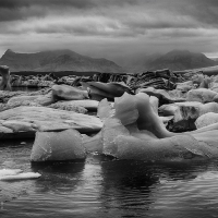 Jokulsarlon Before the Storm